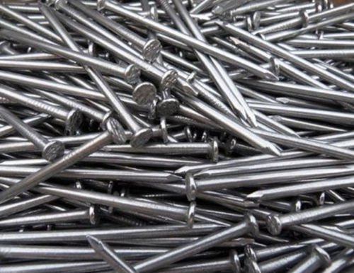 PACCO CHIODI CARPENTERIA 16X60 6 cm IN FERRO LUCIDO TESTA PIANA KG. 5