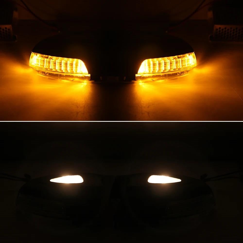 para Seat para Alhambra 710 711 2011-2016 Luz LED De Señal De Giro para Coche Espejo Retrovisor Intermitente Repetidor(Izquierda)