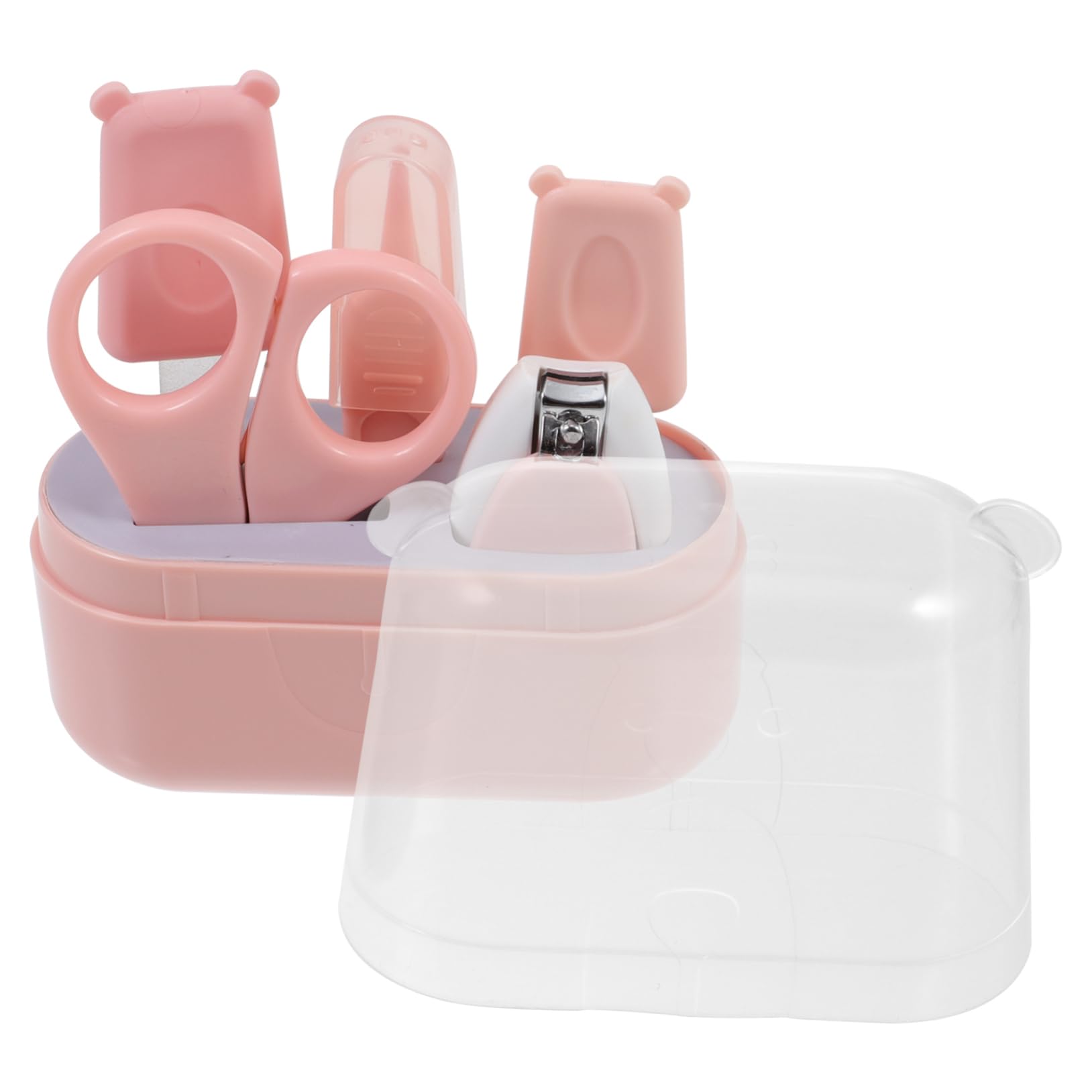 Toyvian Nail Kit for Boys and Girls Toddler Nail Scissor Set Baby Clipper Manicure Clipper Infant Nail Clipper Present Set