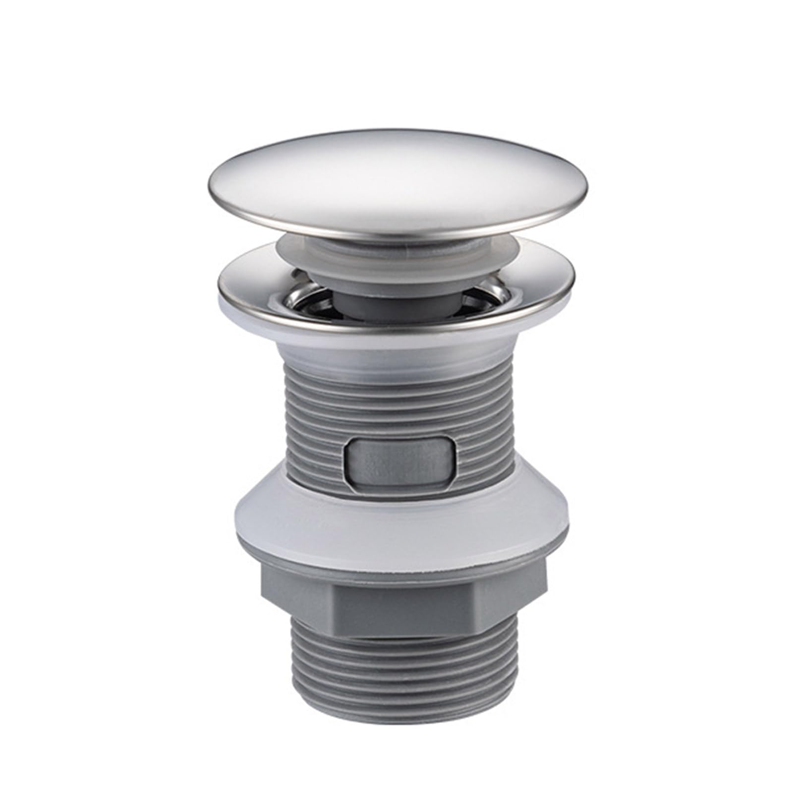 Bathroom Basin Sink Drainer Bounce Type Sink Drain Stopper Push Button Plug Wash Basin Faucet Accessory Enduring Bathroom Drainer