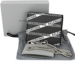 BALENCIAGA 二つ折り財布 チェーン付き Amazon | [バレンシアガ] チェーン付き 二つ折り財布 エクスプローラー