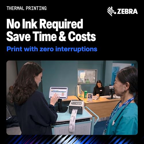 Image of Zebra ZD421-HC Thermal Transfer Label Printer | 4x6 | No Ink Required