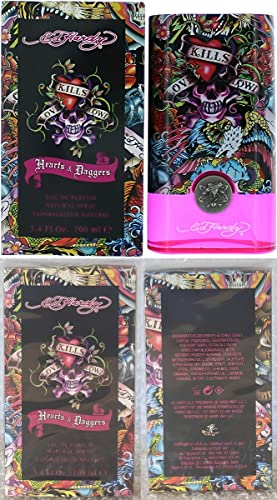 Ed Hardy Heart And Daggers By Ed Hardy- Edp Spray 3.4 Oz