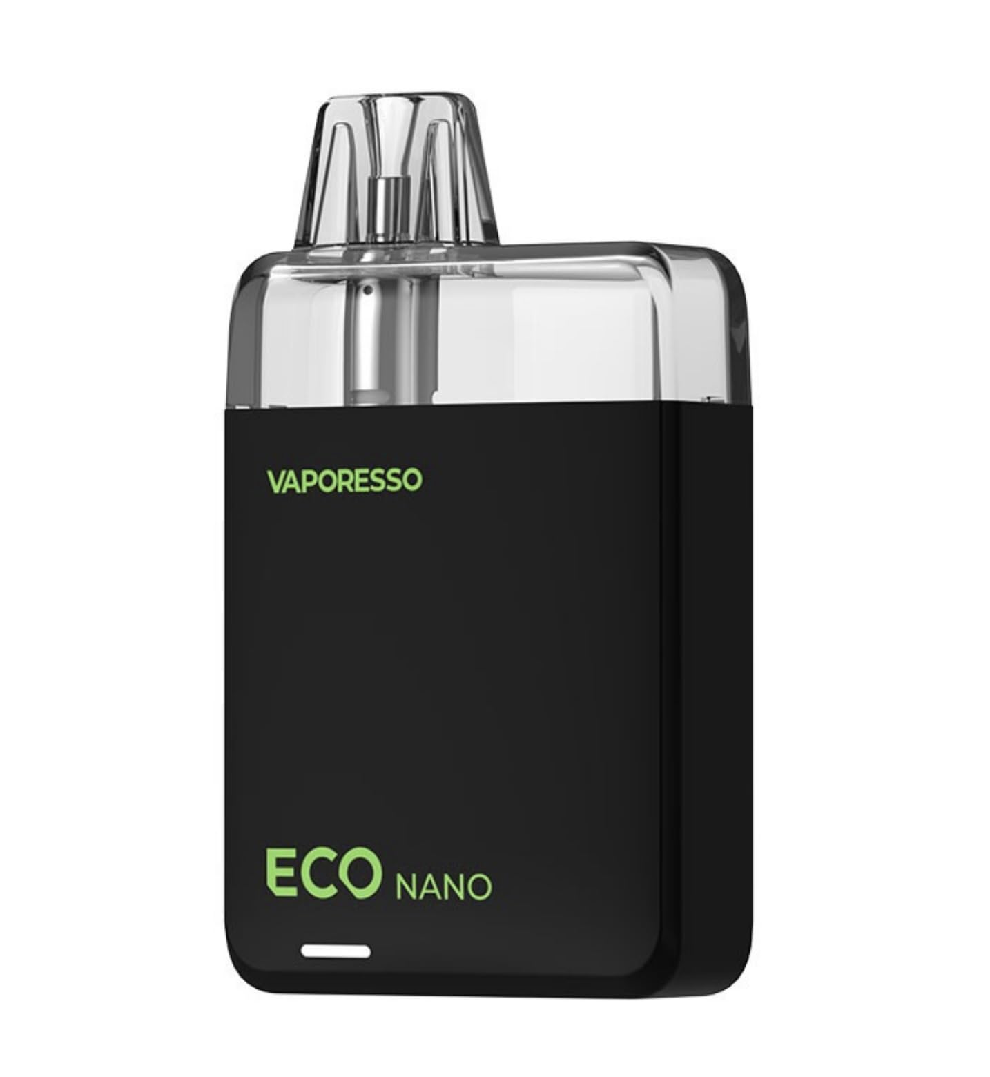 Vaporesso Eco Nano Vape Kit - E Cigarette Starter Pod Kit, Long Lasting 1000mAh Battery, 16W, MTL Vaping, Inhale Activated, 2ml Cartridge, No Nicotine (Midnight Black)