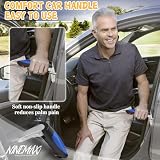 NINEMAX Einstiegshilfe Auto Senioren, Ausstiegshilfe Auto für Ältere Menschen, Haltegriff Autogriff Zum Aussteigen Mobilitätshilfe Grip Helfer, 2 Stück (Blau)