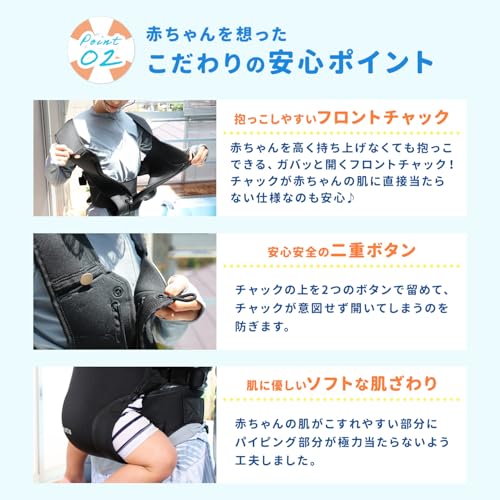 Rocotto 水陸両用抱っこ紐 Aqua Hug アクアハグ の商品画像 3