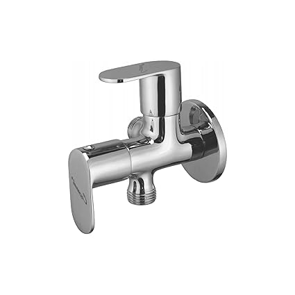 Coronet Track Angel Valve Two Way With CP Flange: High-Performance Plumbing Fixture for Bathroom (Water-Saving) Modern Bathrooms Bathroom Fixtures Efficient Water Flow