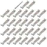 Zilimontt Strapazierfähige Dachrinnenaufhänger mit voreingesetzten, rostbeständigen Schrauben für Dachrinnen im K-Stil – für einfache Installation Werkzeug für durchhängende Dachrinnenreparatur und