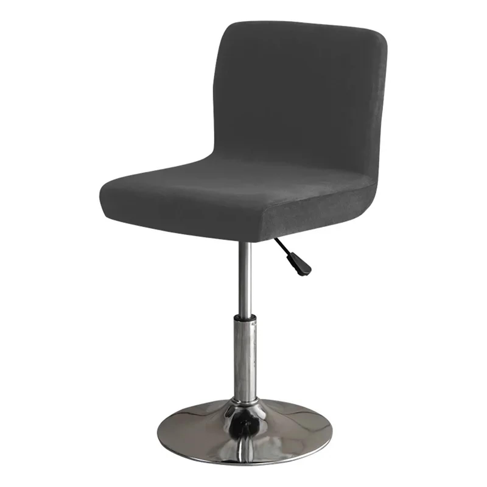 FVDZRFIE Chair Covers Thick Velvet Bar Stool Chair Cover Plush Rotating Spandex Stretch Low Back Dining Seat(Color 4,1pcs Chair Cover)