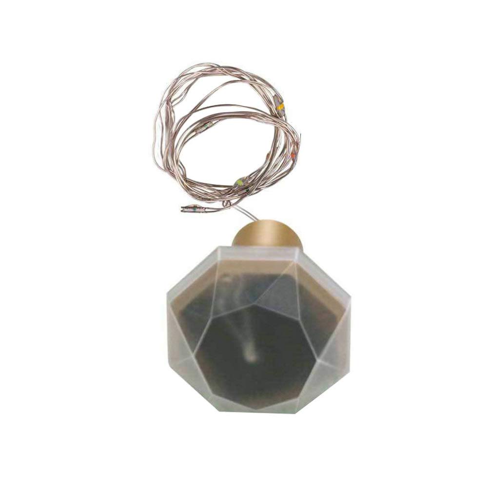 Mobestech Tappo Per Bottiglia Con Luce LED Solare - IP44 Impermeabile, 8 Ore Di Luce