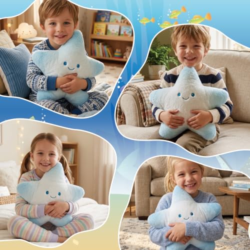 Image of Niuniu Daddy Weighted Stuffed Animals, 20 in 3.3 lbs Starfish Calming Plush