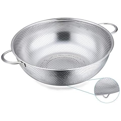 Sieb, HaWare Edelstahl Küchensieb Nudelsieb Cover