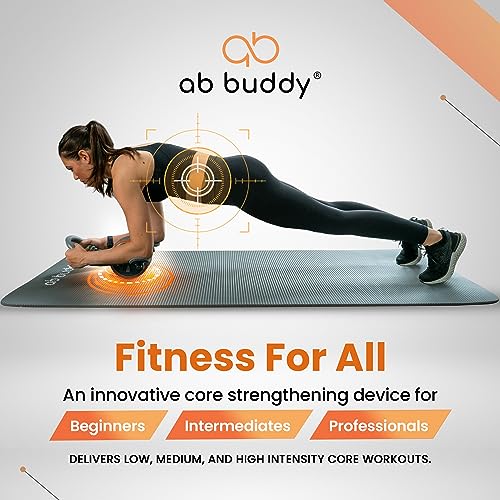 Ab Buddy Ab Roller Exercise Wheel for Home Gym, Ab Wheel Roller for Core Workout, Ab Workout Equipment for Core and Abdominal Strength Training, Home Workout Ab Machine and Gym Accessories. - Image 5