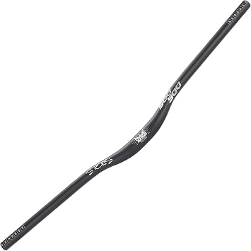 MTB Riser Handlebars, 780mm Aluminum Alloy, 25 mm Rise, Black