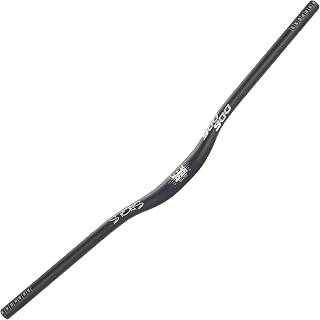 MTB Riser Handlebars, 780mm Aluminum Alloy, 25 mm Rise, Black