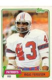 1981 Topps #208 Vagas Ferguson New England Football Card - Sportscard Superstore