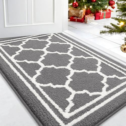 Buganda Indoor Door Mat, Dirt-Resistant and Absorbent Doormat, Anti-Slip, Low