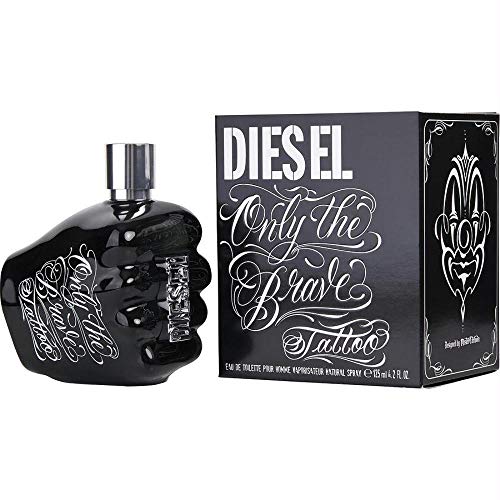 Diesel Only The Brave Tattoo 4.2 OZ EDT Spray Mens New