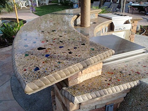 Dark Green Terrazzo Glass - American Specialty Glass – Flooring, Countertop, Concrete, Terrazzo Glass - 50 LB, Size 1