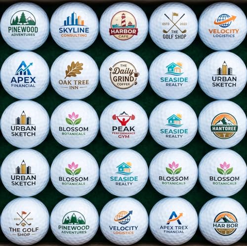 Custom UV Printed Golf Balls