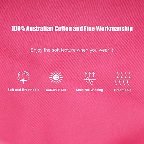 Image of Bucket Hat for Women Men, Reversible Cotton Summer Sun Beach Cap Solid Color Style