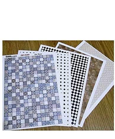 Dan Models 35269-1/35 Material for dioramas. Tiled Floor (Cardboard Printing)
