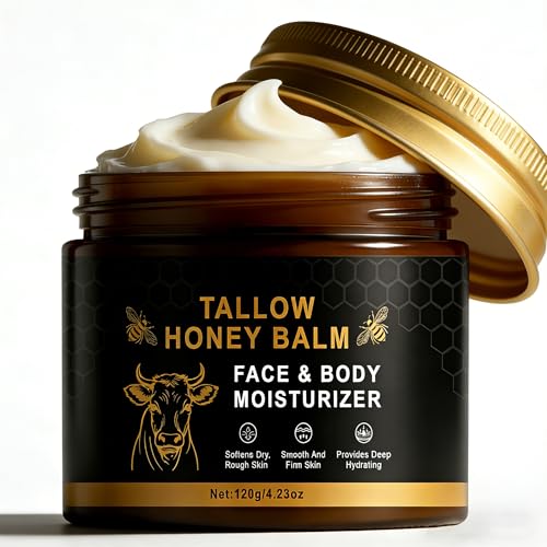 OUPEICHARM Beef Tallow Balm Skincare for Women,Moisturizer Tallow and Honey Cream for Face &...