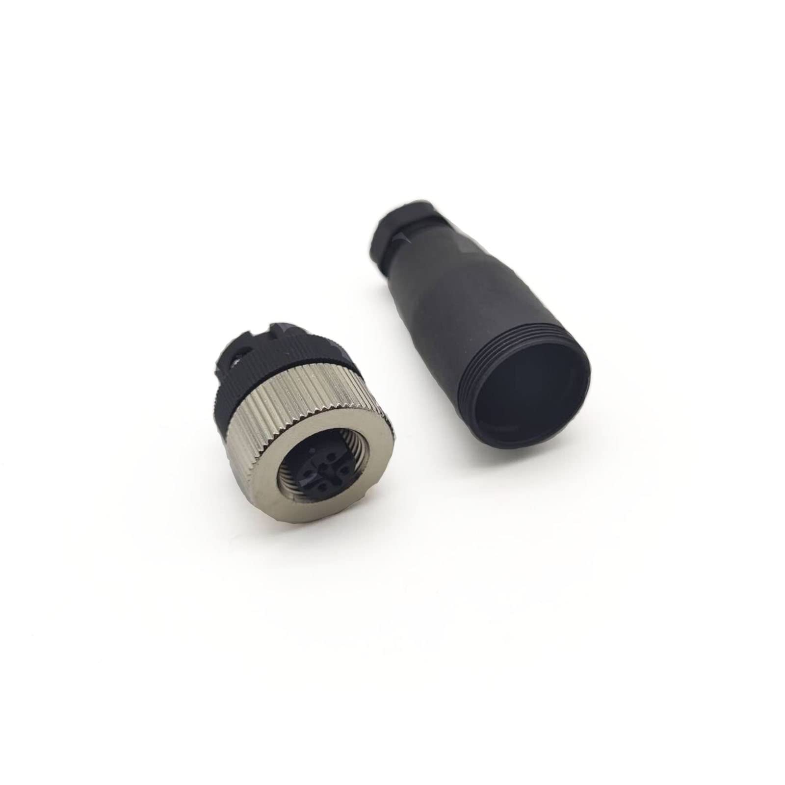 Lot De 3 Fiches M12 4 Broches M12 4 Broches Fiche Aviation 4 Broches A Code Câble Capteur Fiche Filetée Connecteur Rond IP67 étanche Connecteur Rond Industriel Pour L'extérieur (Femelle