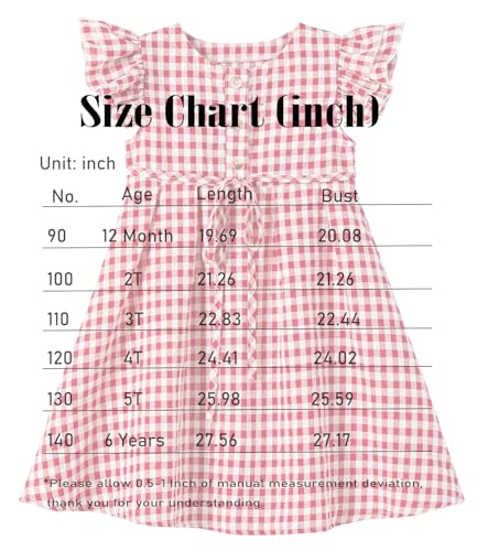 Toddler Baby Girls Cotton Ruffle Backless Sleeveless Swing Kids Plaid Casual Dresses3