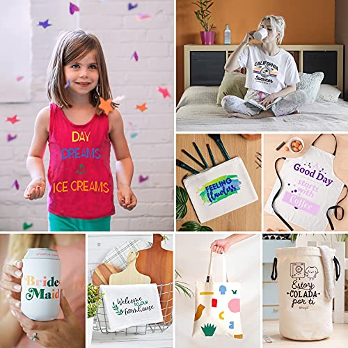 Jandjpackaging Red Htv Heat Transfer Vinyl - 35Pack 12" X 10" Red Iron On Vinyl For T-Shirt, Red Htv Vinyl For Cricut, Silhouette Cameo Or Heat Press Machine #TOP5