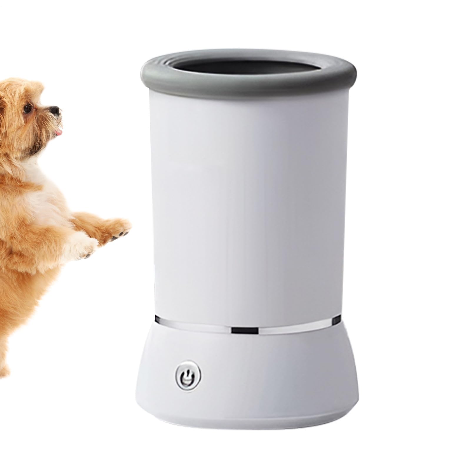 Pulitore Automatico Zampe Cane Per Piccole Medie Grandi Dimensioni Per Eliminare Sporco Polvere 17.2x10.5cm Bicchiere Lavaggio Artigli Cane Ricaricabile Da USB Con Setole Silicone Morbido
