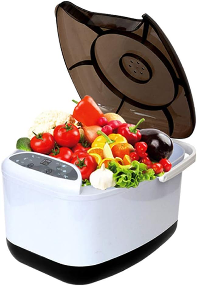 Dbtxwd 4.5L Fruit and Vegetable Washer System, Home Use Ultrasonic Ozone Vegetable Fruit Sterilizer Cleaner Washer Health