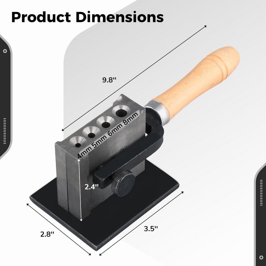 Adjustable Metal Refining Ingot Mold for Gold Silver Copper Aluminum Rods/Wires/Sheets, Reversible Wire Plate Ingot Mold with 4 Hole Sizes, Precious Metal Casting Melting Mold