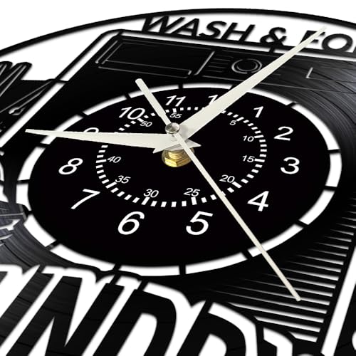 Reloj de pared silencioso analógico 12 pulg moderno miniatura 3