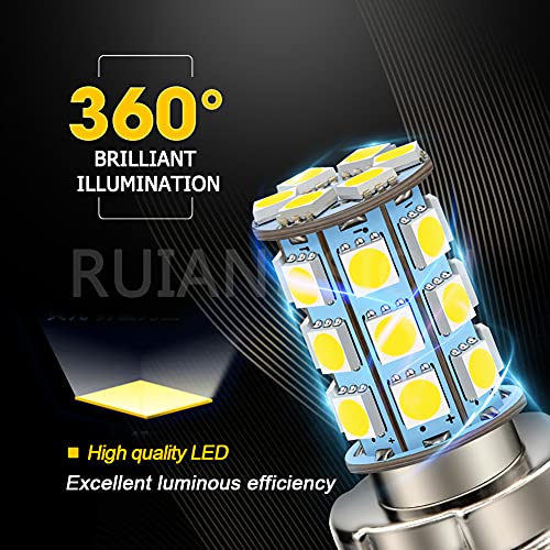 Ruiandsion 1pc P26S Lampadina faro LED DC 12V per