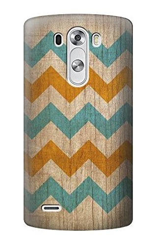 R3033 Vintage Wood Chevron Graphic Printed Case Cover For LG G3