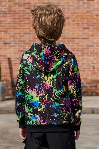 Image of Arshiner Unisex Kids Soft Pullover Hooded Sweatshirt with Pocket Basic Hoodies Sportswear Age 4-13 Years