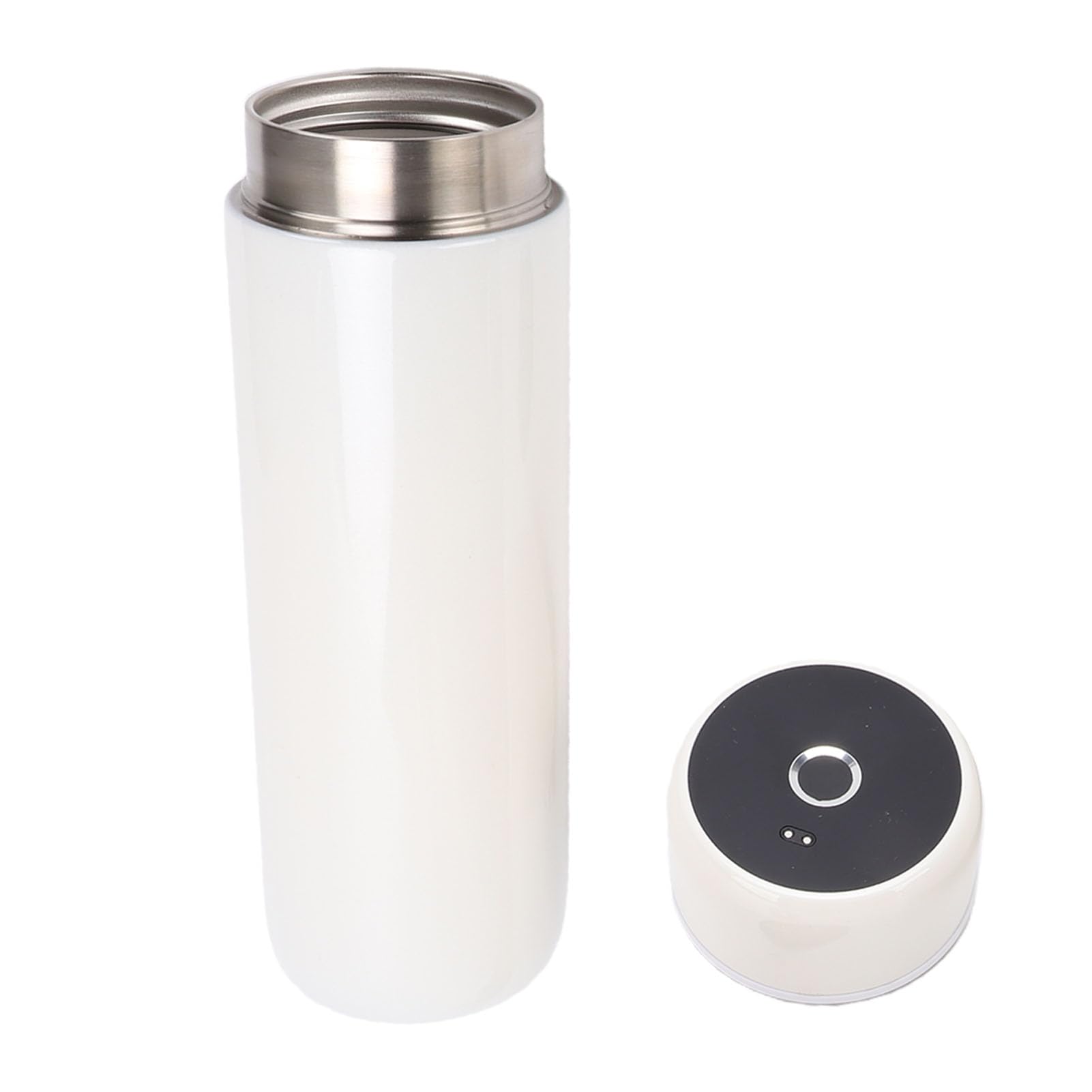 Fingerabdruck Wasserflasche, Isolierflasche 450ml, Doppelwandig,