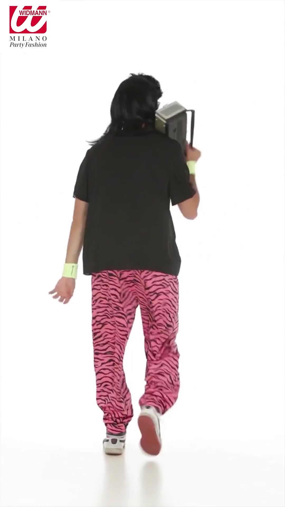 WIDMANN MILANO Party Fashion – Costume Années 80 Pour Enfant, Survêtement Veste Et Pantalon, Tenue Décontractée Pour Carnaval Et Fêtes