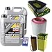 Produktbild QR-PARTS 69334727 Filter Set Inspektionspaket 10 Liter Liqui Moly Motoröl Top Tec 4100 5W-40 MANN-FILTER Innenraumfilter Luftfilter Ölfilter