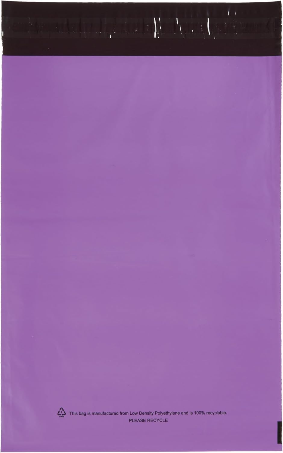 Packaging Products Online Purple Postage Mailing Bags - Strong Self Seal Recyclable Poly Mailers (50, 425mm x 600mm 17" x 22)
