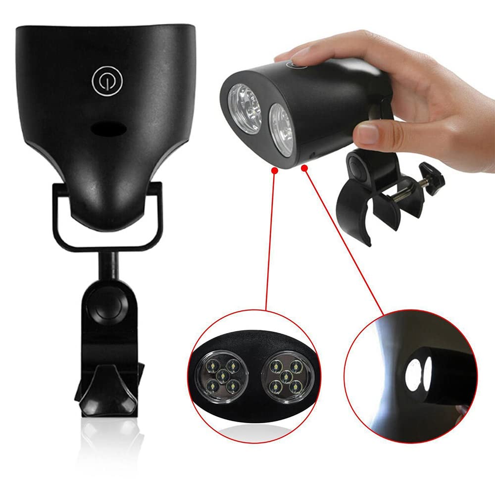 Tooloflife, luz LED para parrilla de barbacoa, rotación de 180 °, resistente al calor, resistente al agua, accesorio para parrilla de montaje magnético para barbacoa
