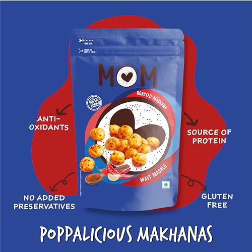 Image of MOM - Meal of the Moment, Mast Masala Makhana (Pack of 4), 52g