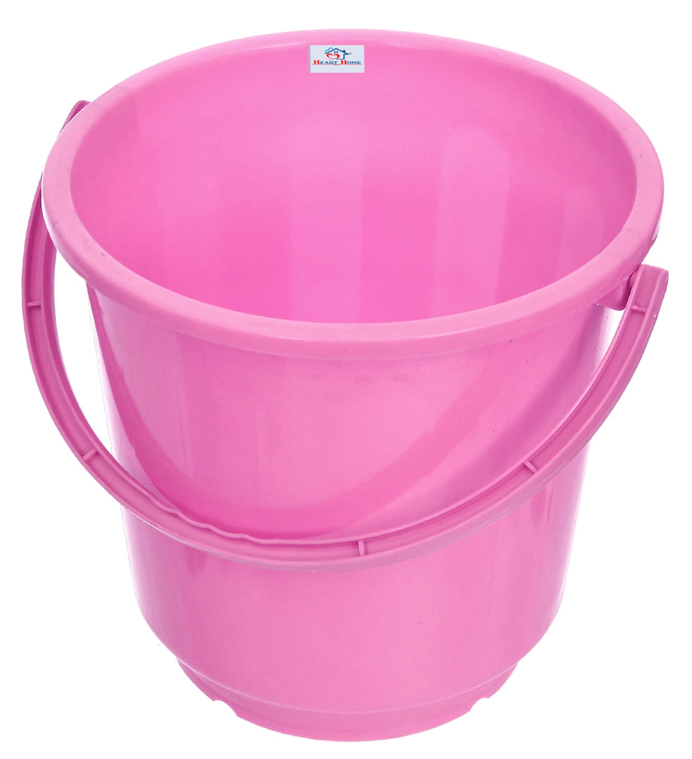 Heart Home Bucket|Plastic Bucket for Bathroom|Bucket for Bathing|Unbreakable Bucket with Handle|16 Liter (Pink) (B0BSLLK9BP) Amazon Price History, Amazon Price Tracker