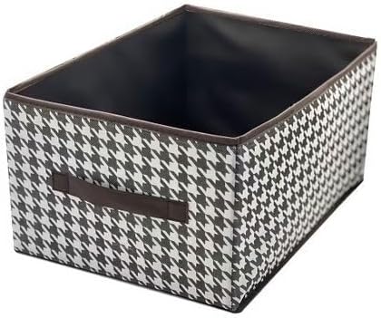 Foldable Storage Box For Clothes, Socks, Baby Items - Houndstooth