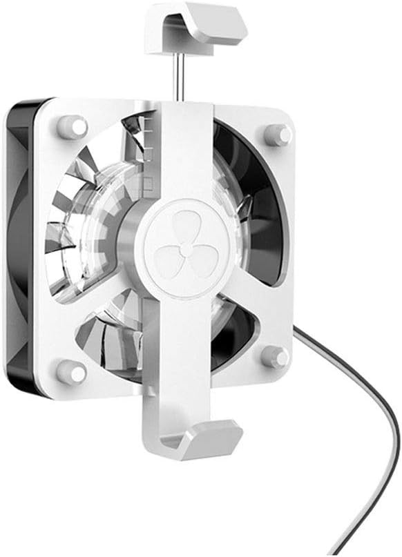 Mobile Phone Cooler Universal Gaming Phone Cooler Portable RGB Fan Holder Heat Sink Anchor Game Radiator