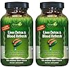 Irwin Naturals Liver Detox & Blood Refresh Herbal Whole-Body Cleanse, 60 Liquid Soft-Gels - 2 Pack