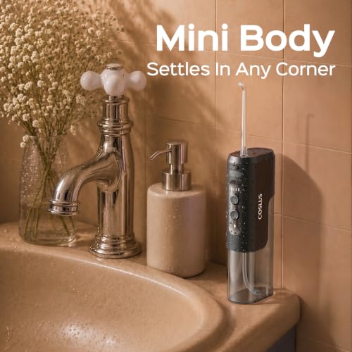 Image of COSLUS T40 Mini Water Flosser for Travel, Portable Compact Design