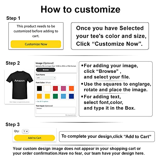 Custom Shirt for Kids Boys Girls Personalized Design Your Own Image Photo Text T-Shirt Front/Back Print3