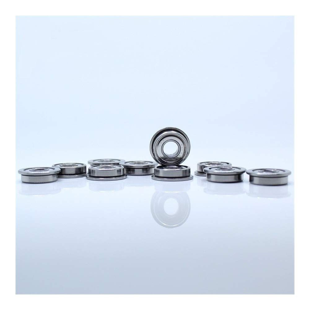 SUOFEILAIMU F698ZZ Deep Groove Ball Bearing ABEC-5 Flanged Ball Bearings F698Z F698 ZZ F619/8ZZ (10PCS) 8196 mm